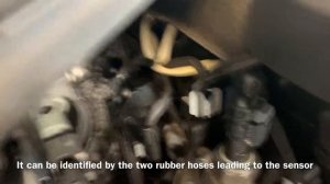BMW 1 Series 2015 DPF Diesel Particulate Filter pressure sensor location