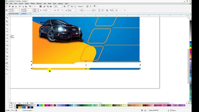CorelDraw x7 Tutorial - Create Outdoor Hoarding Bord Design [Car Wash Flex Banner Design] смотреть онлайн