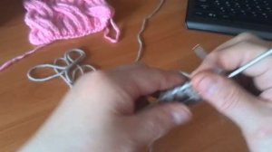 Пышные косы английской резинкой в технике Бриошь спицами