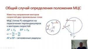 Мгновенный центр скоростей