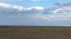 Внесение удобрения по грязи пневмоходом Роса.