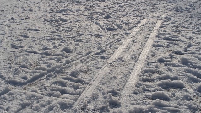 Первый снег.Черноморское - 03.01.2016. Крым. Россия .