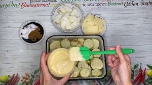 Великолепное Мясо По-Французски с Кабачком - нежнейшее мясо свинины с сочным кабачком