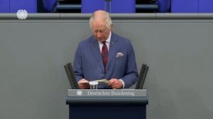 King Charles III addresses the German Bundestag in Berlin