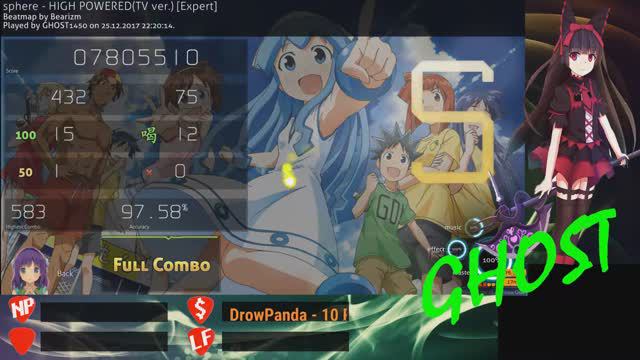 GHOST1450 | sphere - HIGH POWERED [Expert] смотреть онлайн