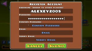 100% способ создания аккаунта в Geometry Dash!!!!