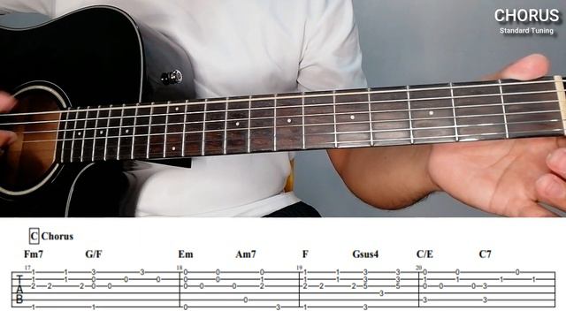 MAYBE THIS TIME (Michael Murphey) Guitar Tutorial with Tablature and Tabs on Screen смотреть онлайн