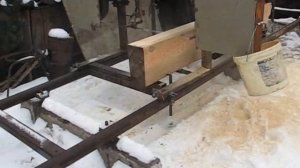 Ленточная пилорама своими руками  (sawmill)