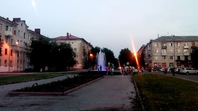 Новокуйбышевск. Фонтан у ДК Русь.