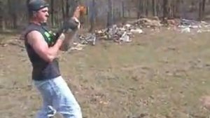 AK-74 горит, но стреляет/AK-74 burns, but shoots