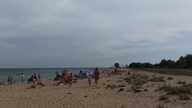 Крым☀️Прогулка в пос.Заозерное☀️Соленое-розовое озеро☀️1 часть☀️12.08.2021г.