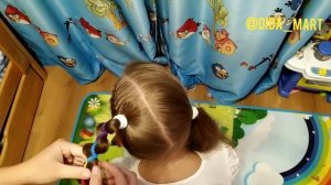 Отращиваем челку/ ПРИЧЕСКА В ШКОЛУ / Цветные хвостики