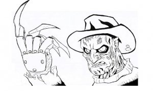 Drawing a Freddy Krueger #1