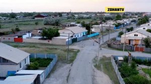 Уштобе с птичьего полёта , около юртовой фабрики