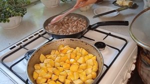 Джыз Быз по бакински с куриными потрошками.