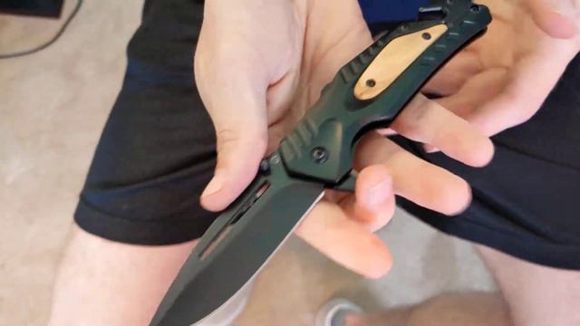 Folding Knife with Clip mulifunctional for Fishing Hunting Hiking Outdoor activities смотреть онлайн