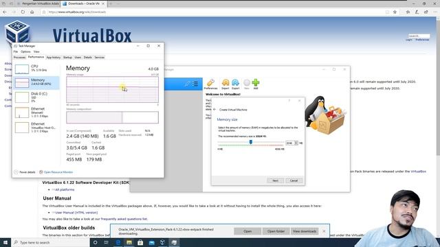 PANDUAN LENGKAP CARA DOWNLOAD VIRTUALBOX | CARA INSTALL VIRTUALBOX WINDOWS 10 смотреть онлайн