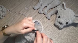 ФРАНЦУЗСКИЙ БУЛЬДОГ КРЮЧКОМ, МАСТЕР КЛАСС, ЧАСТЬ 3