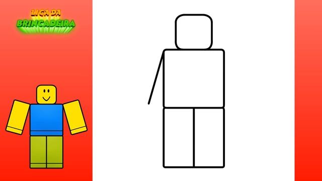 Como DESENHAR o NOOB do ROBLOX - Como DIBUJAR a NOOB de ROBLOX - How to DRAW a NOOB from ROBLOX смотреть онлайн