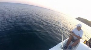 Рыбалка на Чёрном море! Ловля морских хищников летом на спиннинг с катамарана. (2 часть)