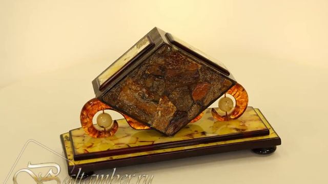 Янтарные каминные часы - оригинальный подарок руководителю смотреть онлайн