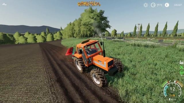 FARMING SIMULATOR 19 - ITA - ITALIA LIGHT - 27 - Aratura con Fiat 1180 DT