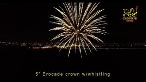 5" Brocade crown w/whistling