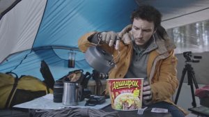 Доширак - юмористический рекламный ролик о тяжелой работе фотографа на Камчатке