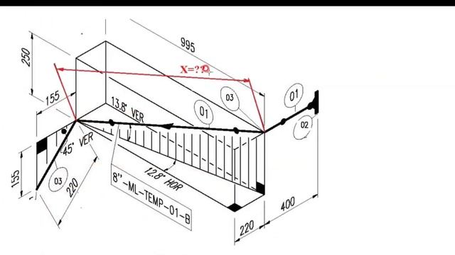 Pipe Isometry, Piping length calculation, 3D model pipe смотреть онлайн