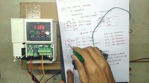 L&T CX2000 VFD Wiring in Hindi| 2Wire (Selector Switch) 3 Wire (Start Stop Pushbutton) Potentiomete