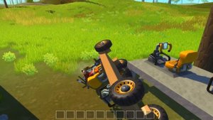 Scrap Mechanic Безумный Механик На Колесах!