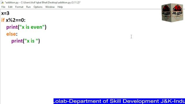 Python Program to check whether Number is even or odd || using if statement in Python