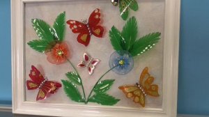 Оригинальные детские поделки из пластмассы и других материалов.