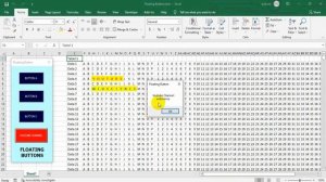 Floating Button VBA Excel #Floating #VBA