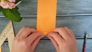 ✂️ Как сделать тыкву из бумаги, очень просто.