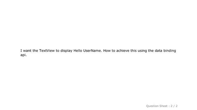 Android : I want to concat two strings for a TextView in android, Data Binding Api смотреть онлайн