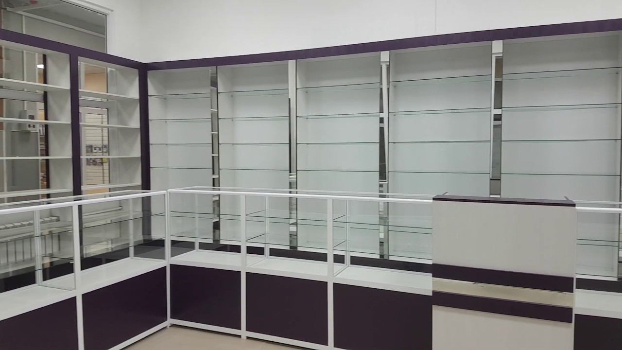 Торговое оборудование на заказ витрины стеллажи прилавки
