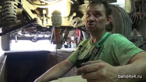 Разворачиваем балку Шевроле Нивы
