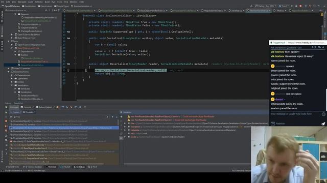 11. OpenTl.Server. Инициализация соединения. Регистрация пользователя #1 смотреть онлайн