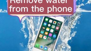 How to remove water from my phone speaker? SOUND. Как мне убрать воду с динамика? ЗВУК.
