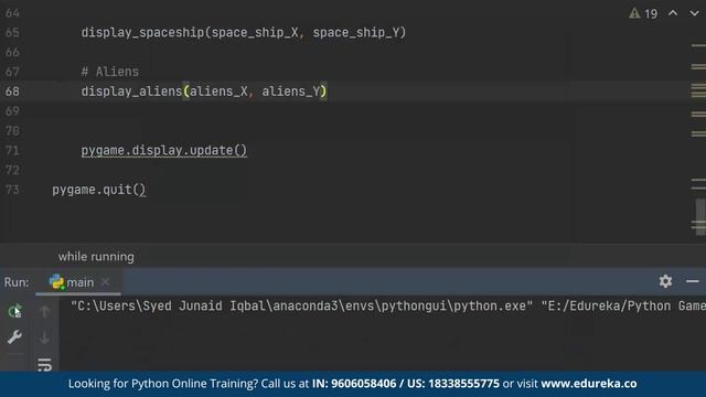 Python Game Development Tutorial | PyGame Tutorial For Beginners | PyGame Projects | Edureka