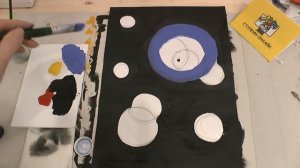 Как нарисовать картину в стиле Василия Кандинского _Несколько кругов_ Видео Урок №29.mp4