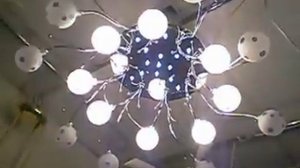 Люстра с пультом ДУ и светодиодной подсветкой 2.MOV