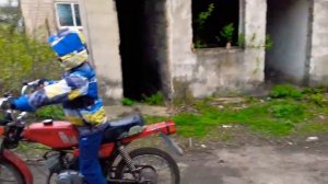 Мопед для десятилетнего пацана! ?РИГА ДЕЛЬТА РМР 24! Почти кросовый мотоцикл!