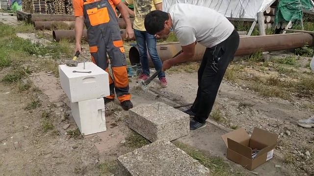 ломаем и сверлим арболит и газобетон