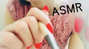 ASMR РИСУЮ НА ТВОЁМ ЛИЦЕ | Длинные ногти, прикосновения, шёпот | ASMR FACE PAINTING