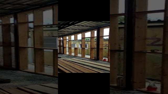 Строим каркасные помещения. Красноармейский район город Волгоград.