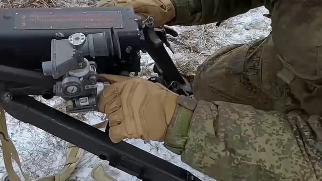 Боец отряда «Шторм» в ЛНР показал, как работает автоматический гранатомёт