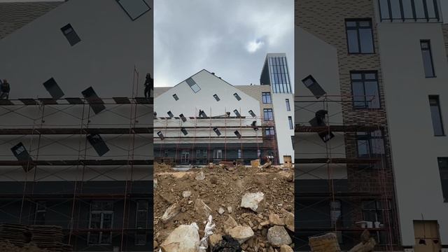 Приобретает финальный вид фасад школы на ул.Советской✅