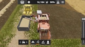 Farming simulator 20:уборка овса на ДОН 1500А Кировец К700 ПТС 11